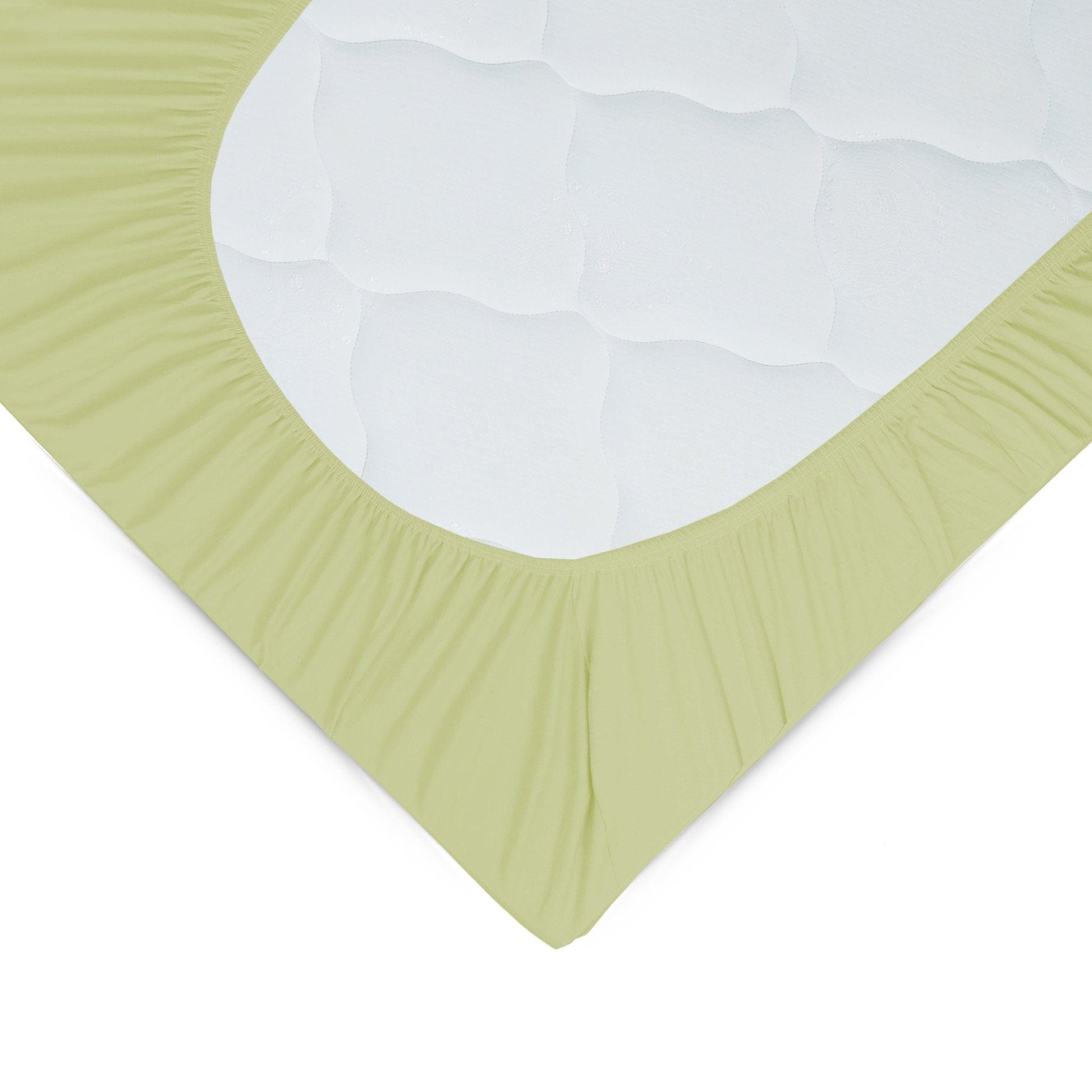 Weberei Pahl Spannbettlaken Miami Gina 70x140x10 (HELLGRÜN) 103282