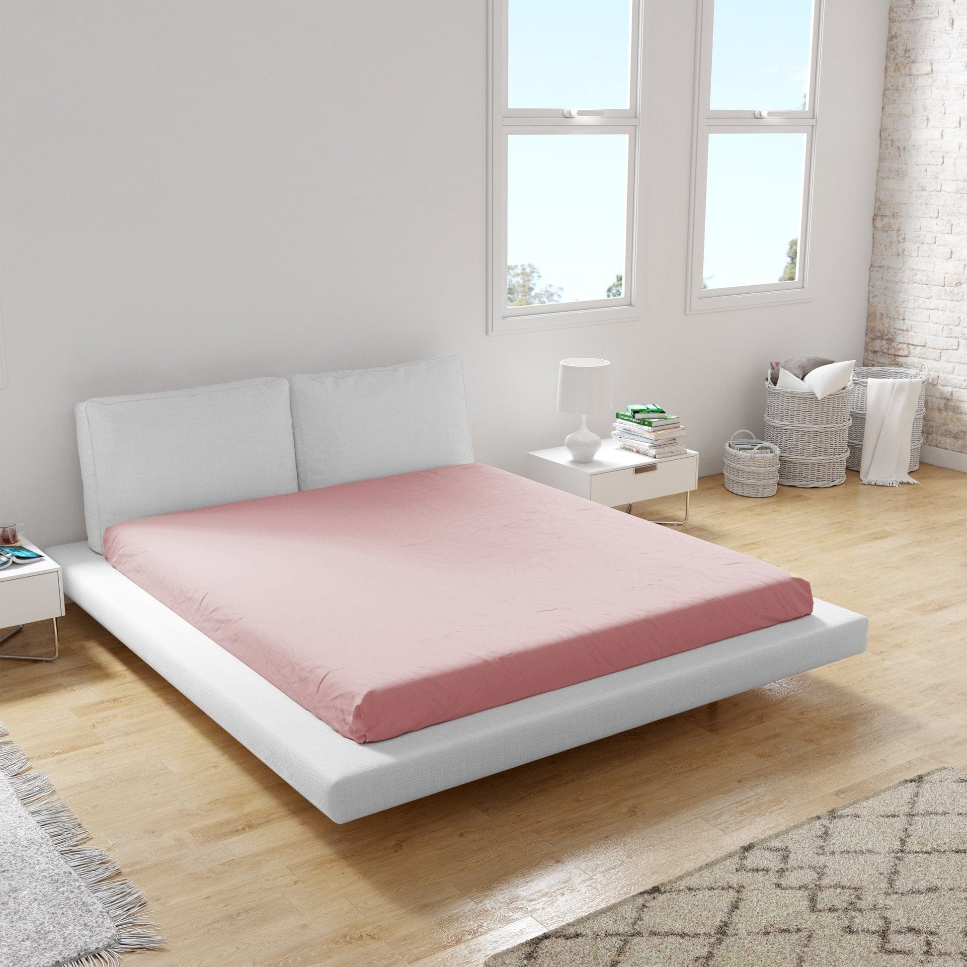 Weberei Pahl Spannbettlaken Miami Gina 70x140x10 (ROSA) 103275