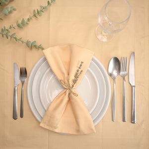 Weberei Pahl Tischdecke Tessin Tessa 130x190 cm (APRICOT) 100404
