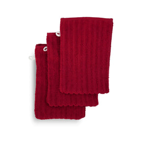 Weberei Pahl Waschhandschuh Capri Jenny 16x23 cm (DUNKELROT) 104089