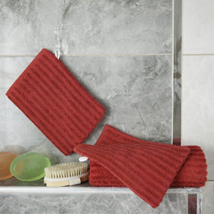 Weberei Pahl Waschhandschuh Capri Jenny 16x23 cm (ROT) 104094