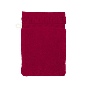 Weberei Pahl Waschhandschuh Roma Maria 16x23 cm (DUNKELROT) 104218